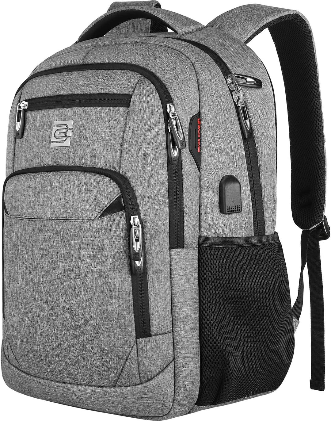 Unisex Slim Anti-Theft Laptop Backpack with USB Charging