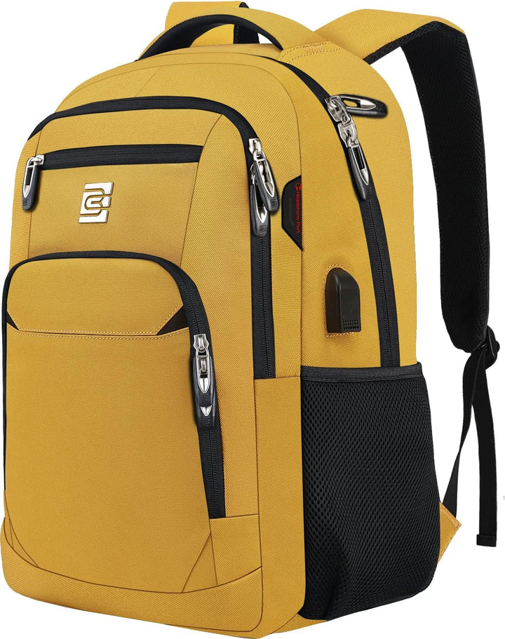 Unisex Slim Anti-Theft Laptop Backpack with USB Charging