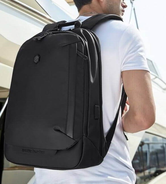 Unisex Water-Resistant Multi-Compartment Travel Backpack