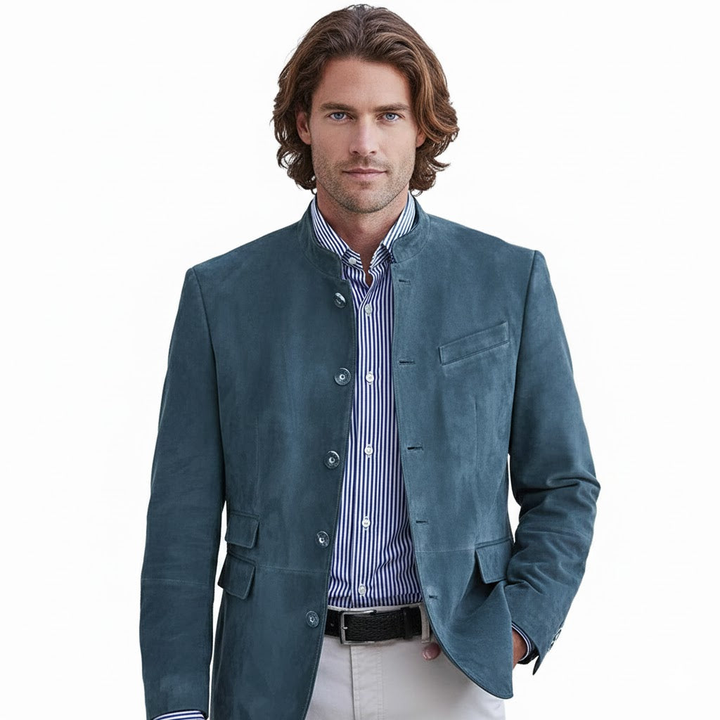 LAURENT MONACO | SUEDE BLAZER FOR MEN