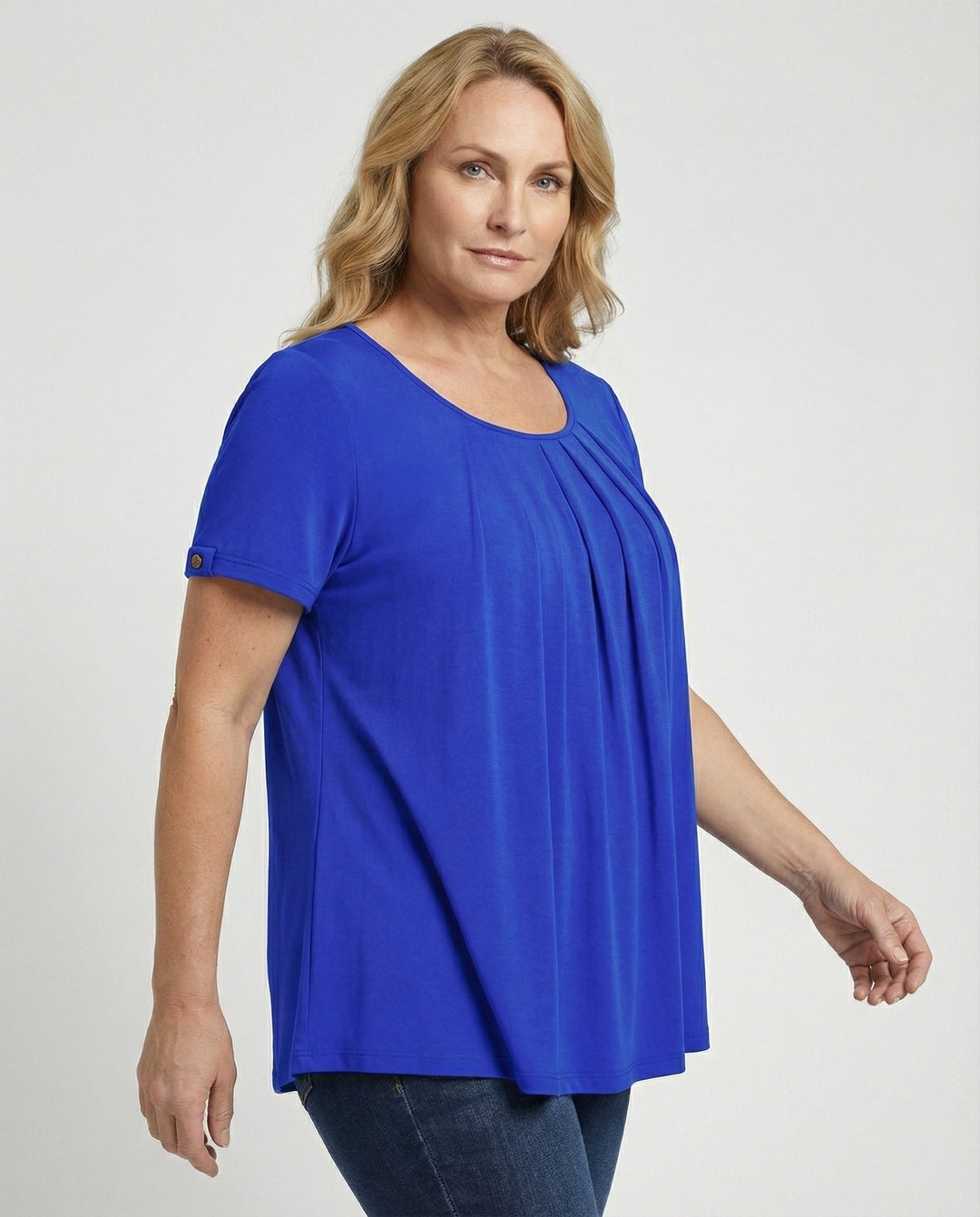 A-Line Tunic for Women with Short Sleeves