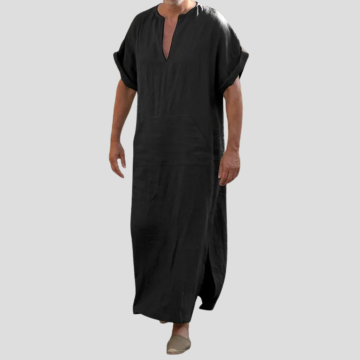 V-Neck Djellaba - Elena Harper
