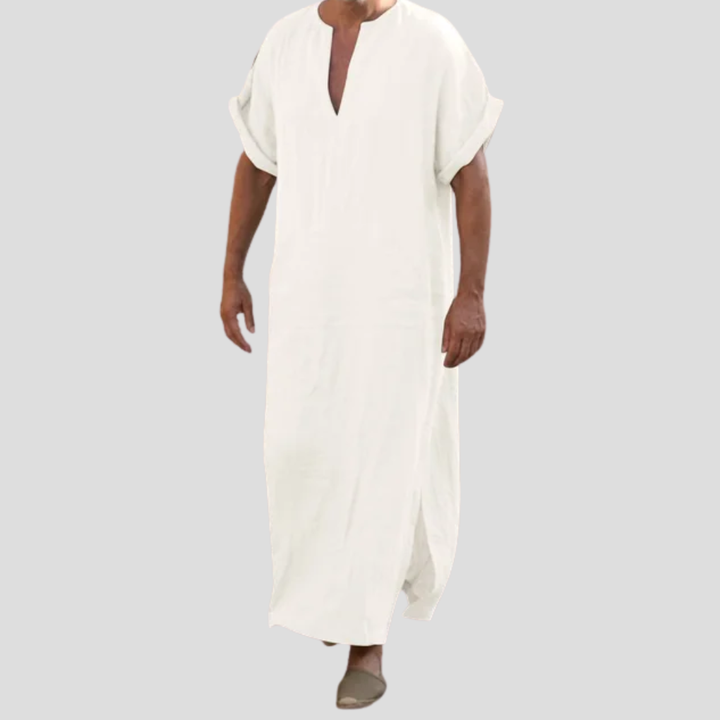 V-Neck Djellaba, view 2 - Elena Harper