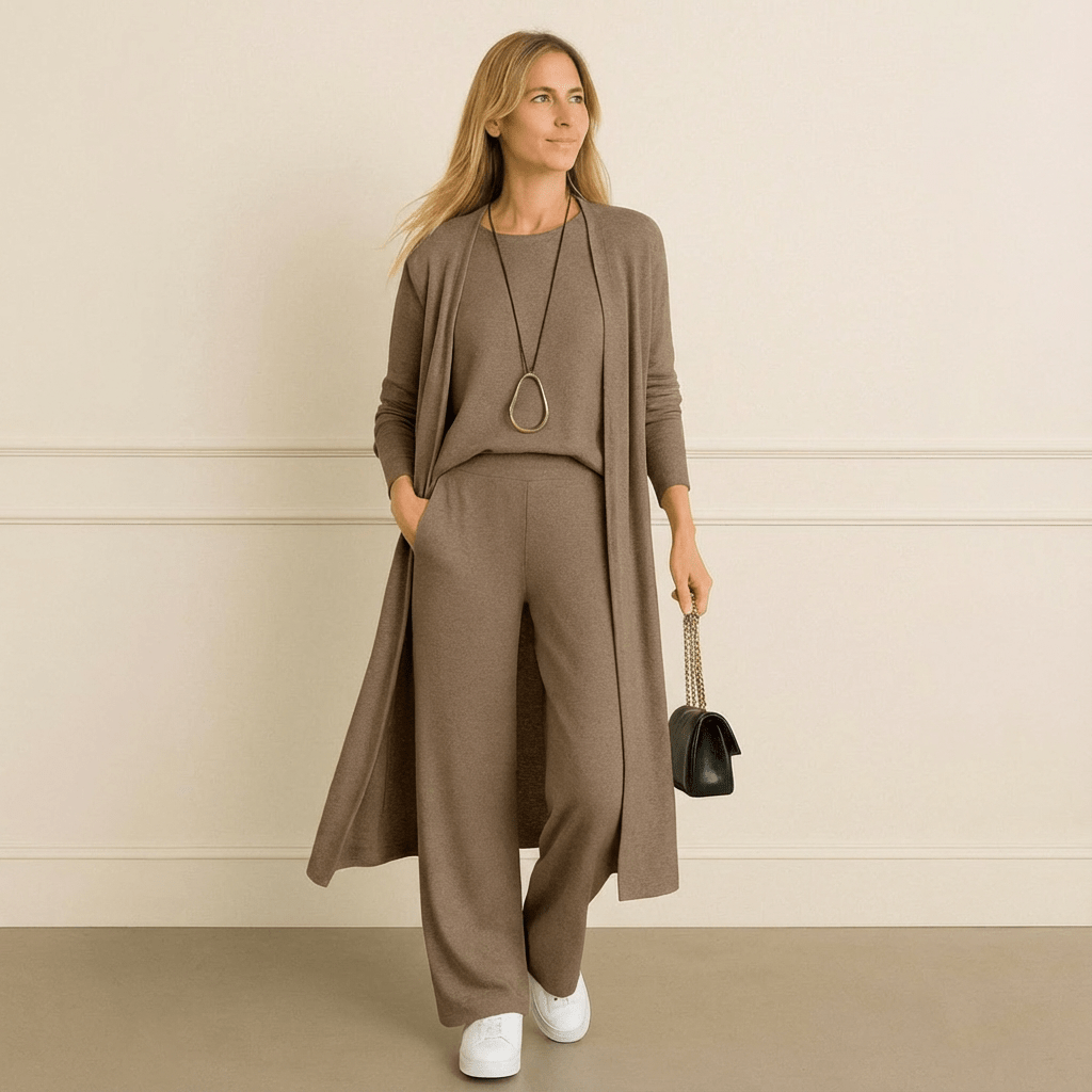 Vanessa Cardigan, Top & Pants Set