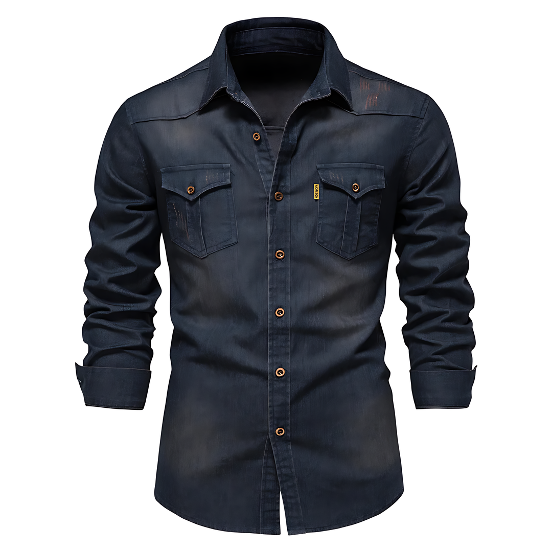 Men's Cotton Denim Shirt