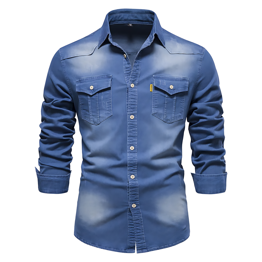 Men's Cotton Denim Shirt