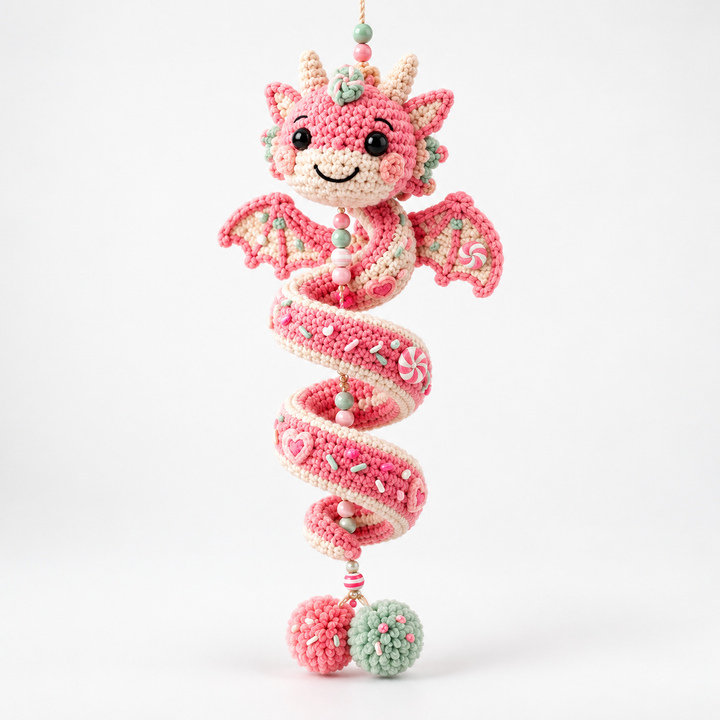 Dracora – Spiral Dragon Crochet Ornament Kit