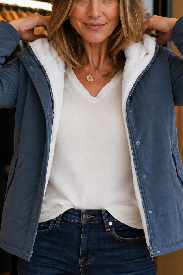 Coldbourne Thickened Hooded Puffer Jacket - Elena Harper