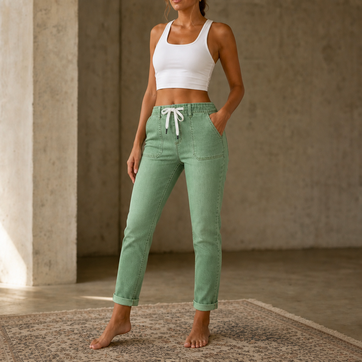 Denvera Camo Cargo Utility Joggers - Elena Harper