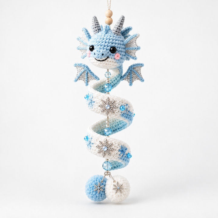 Dracora – Spiral Dragon Crochet Ornament Kit