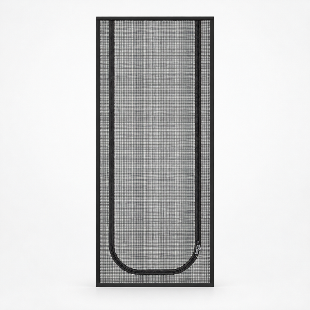 BreezePaw Zippered Mesh Doorway Screen - Elena Harper