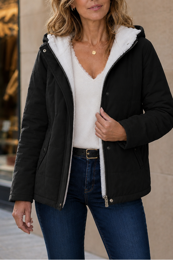 Coldbourne Thickened Hooded Puffer Jacket - Elena Harper