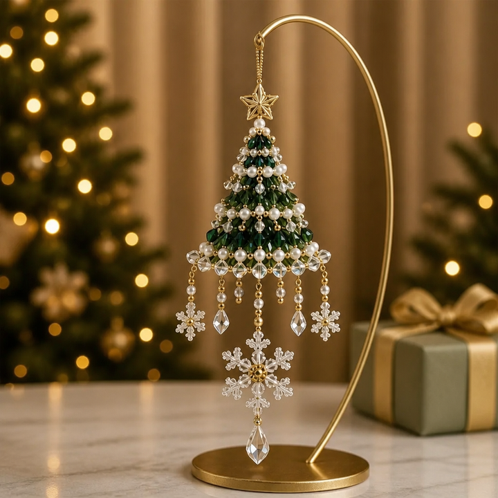 Bead & Bough Beaded Christmas Tree Ornament Kit - Elena Harper