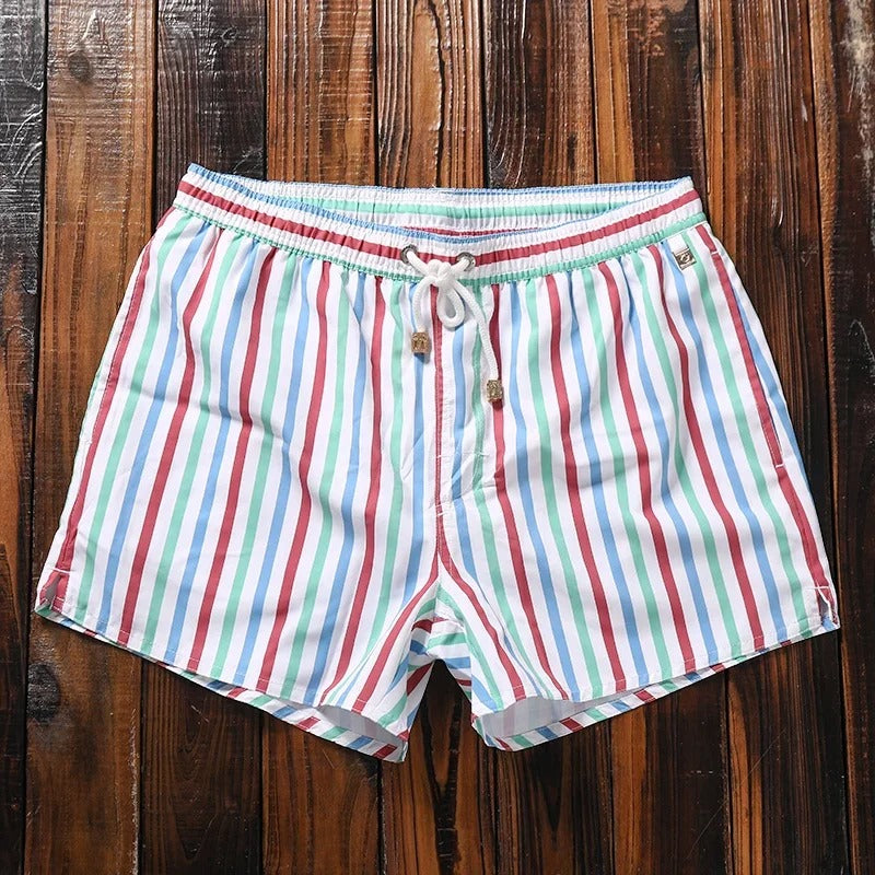 Striped Swim Shorts for Men