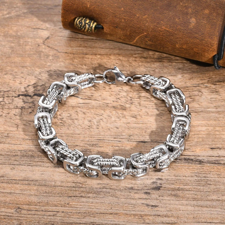 Glinn Rogue Forged Chain Bracelet, view 2 - Elena Harper