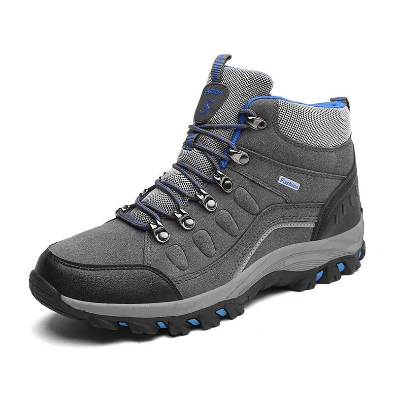 Unisex Waterproof Hiking Boots – Sturdy Outdoor Trekking Boots for Men and Women with All-Terrain Grip and Ankle Support