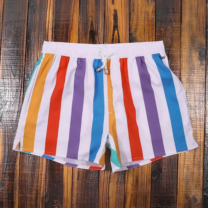Striped Swim Shorts for Men