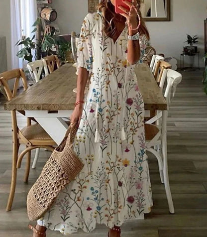Melody Casual Boho Beach Dress - Elena Harper