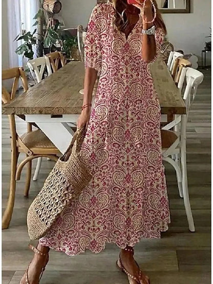 Melody Casual Boho Beach Dress - Elena Harper