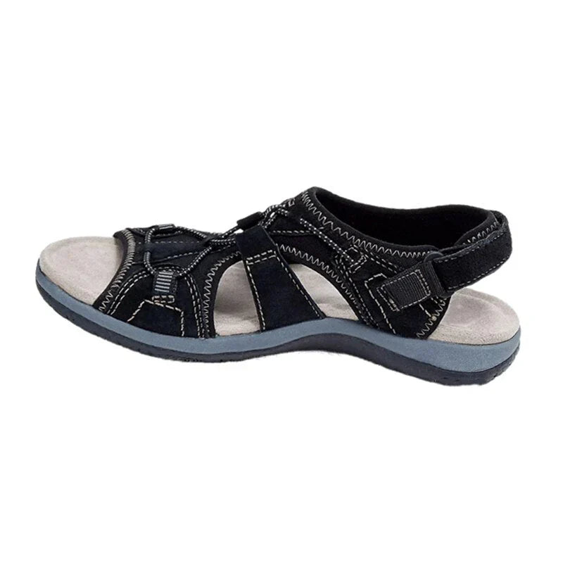 Comfortable Orthopedic Sandals for Women with Adjustable Straps, view 10 - Elena Harper
