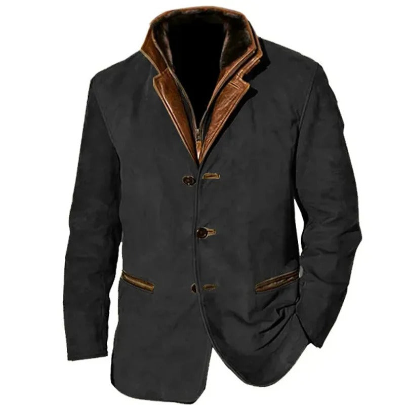 Cesario - Classic Vintage Leather Jacket