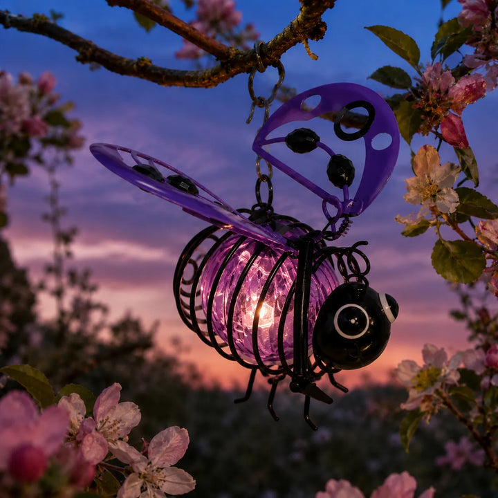 Beeloom Solar Hanging Bee Lamp for Garden - Elena Harper