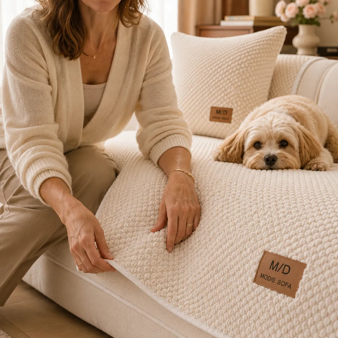Anti-Slip Pet Sofa Cover – Plush Sofa Protector