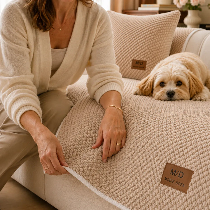 Anti-Slip Pet Sofa Cover – Plush Sofa Protector