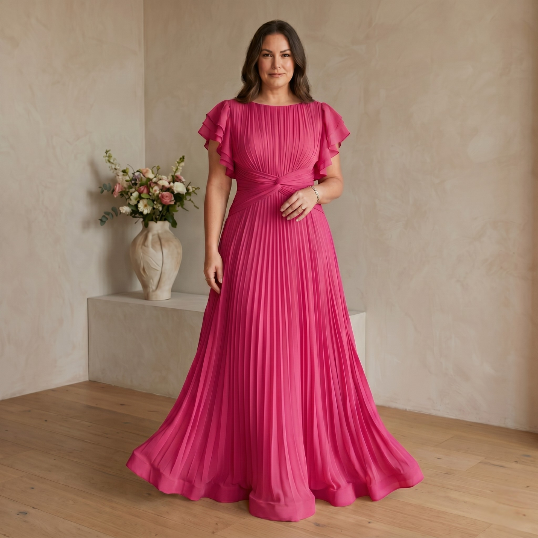 Abigail™  |  Elegant Pleated Dress Figure