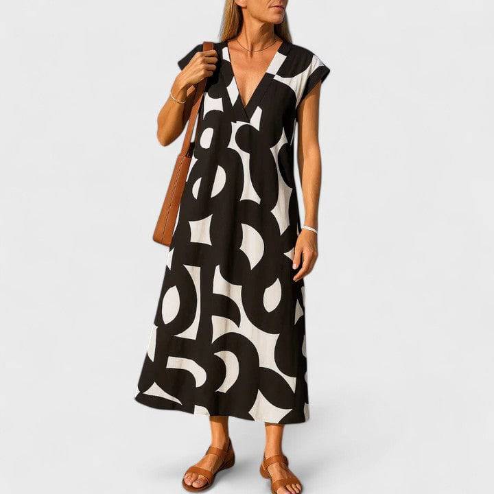 Valery™  |  Flowing V-neck Dress