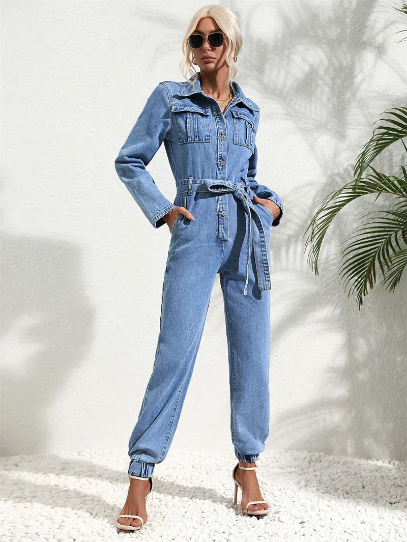 Denim Jumpsuit for Women – Comfortable and Stylish in Denim Look