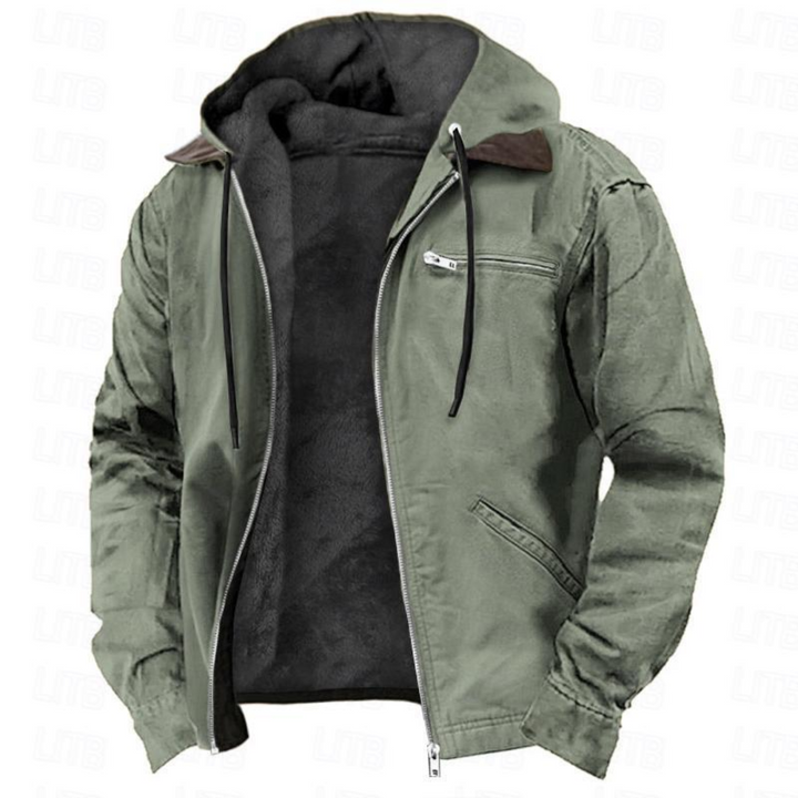 Men's Hooded Lined Jacket