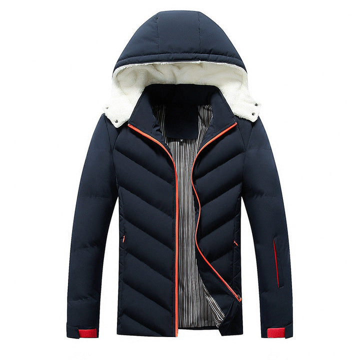 Men's Quilted Hooded Jacket