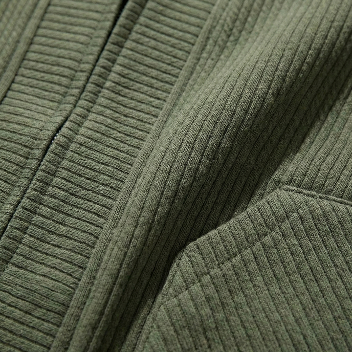 Men's Zip-Up Shawl Collar Jacket