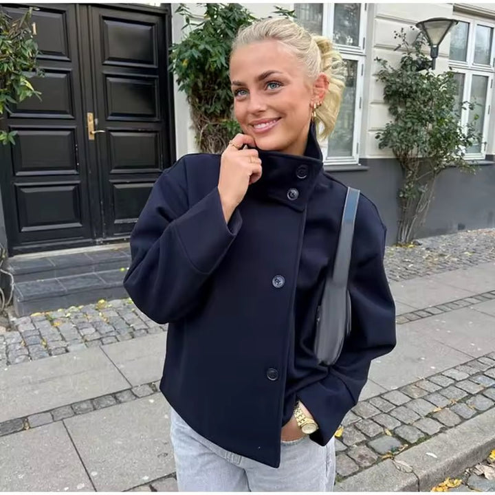 Short and Fitted Women's Mid-Season Blazer