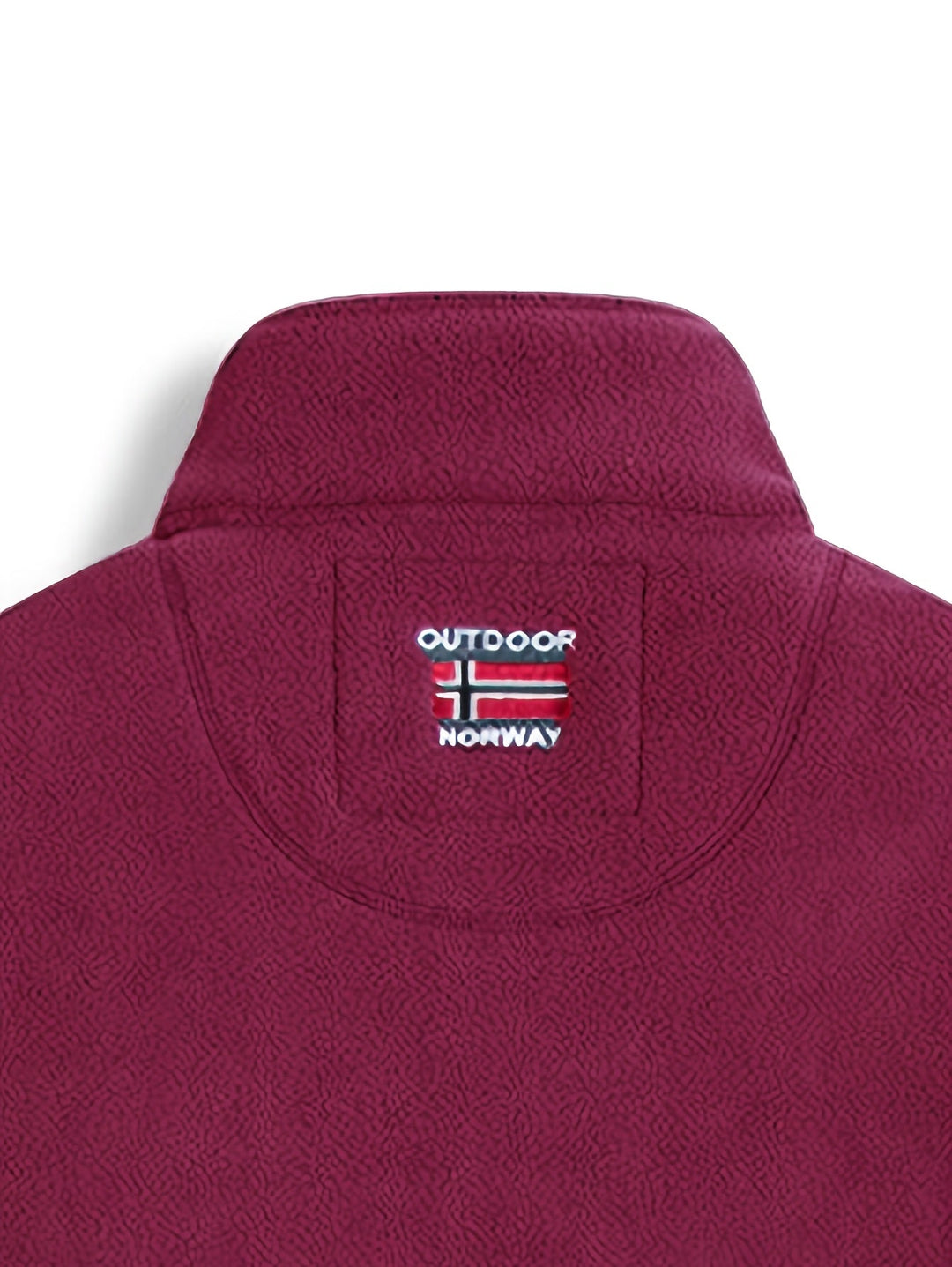 Lightweight and Warm Men's Fleece Jacket with High Collar
