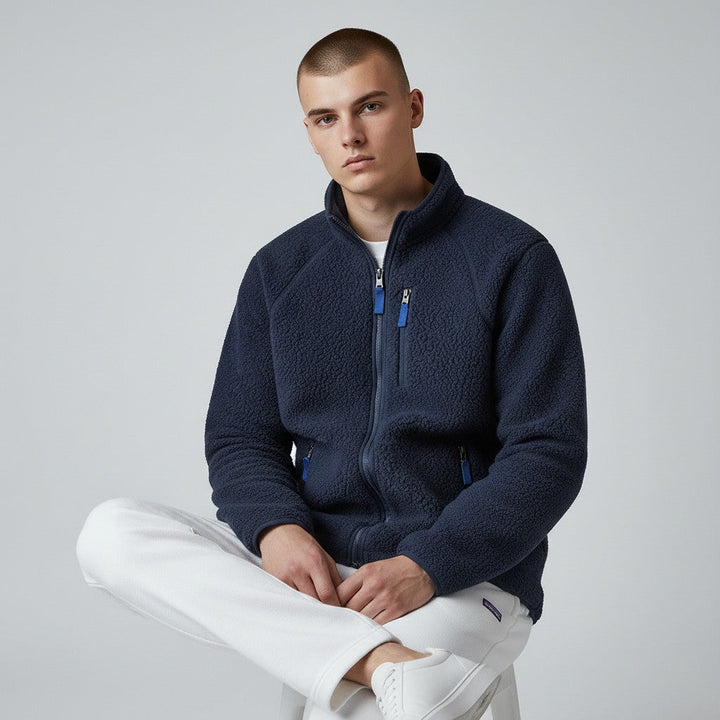 LAURENT MONACO | SHERPA FLEECE JACKET FOR MEN