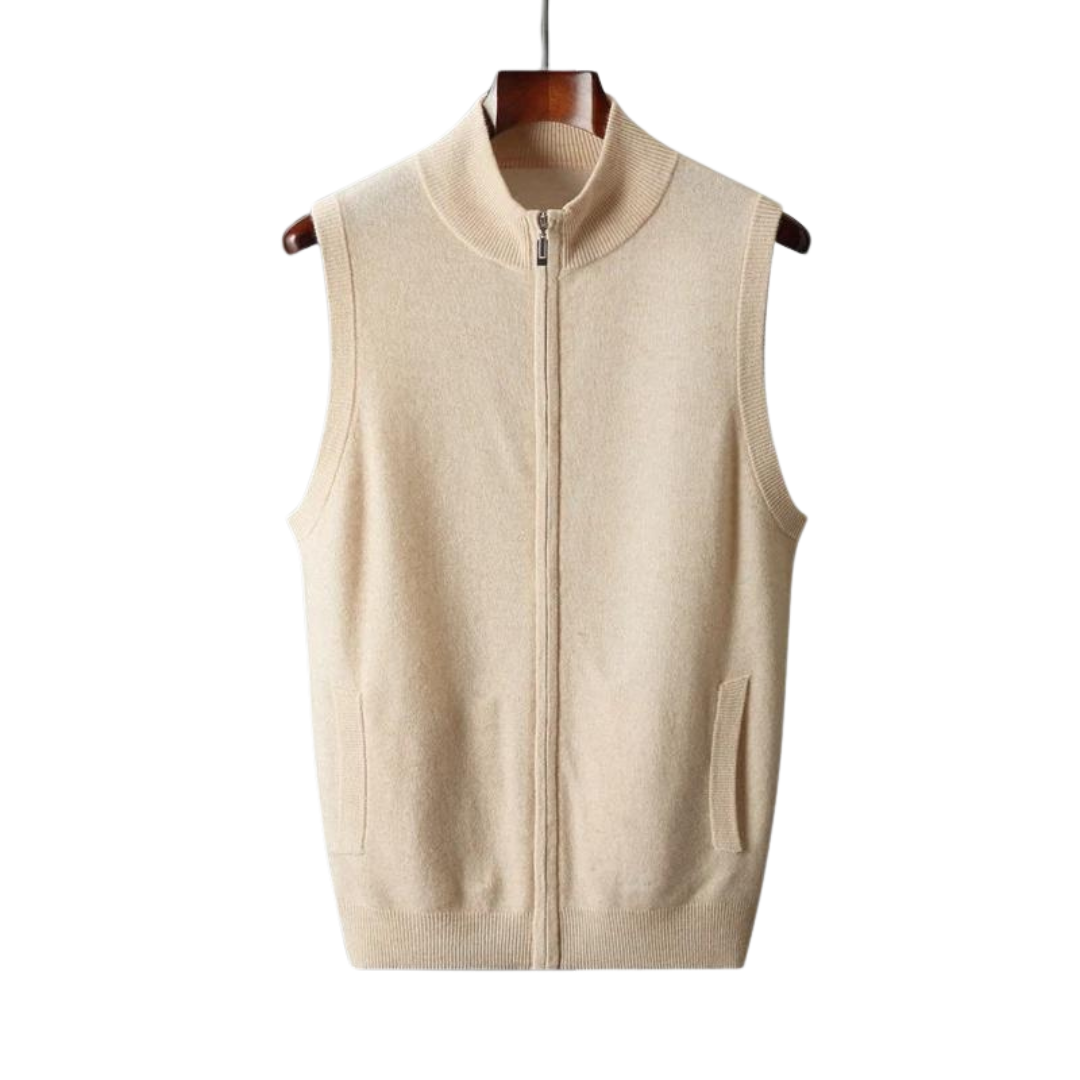 Emma & Rose warm knitted vest — sleeveless winter layer