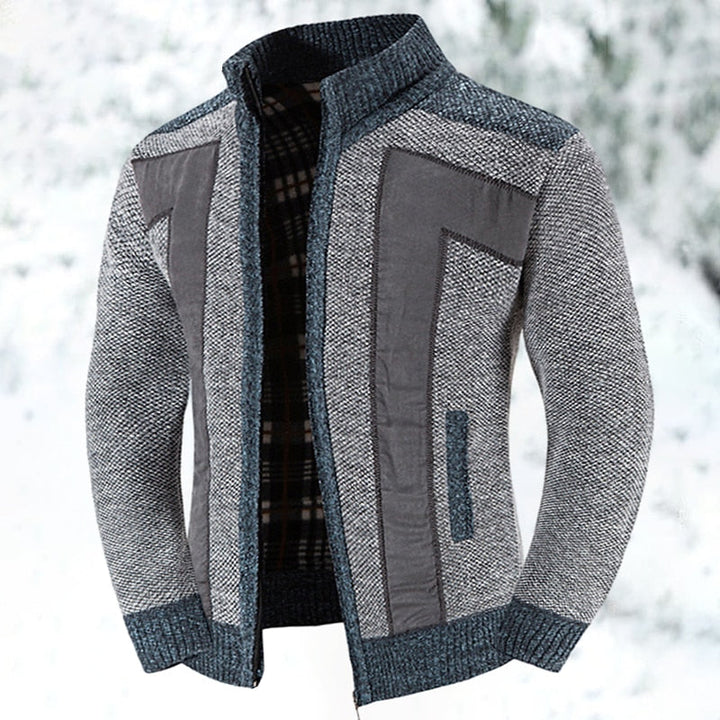 Bryson | Textured Zip Cardigan