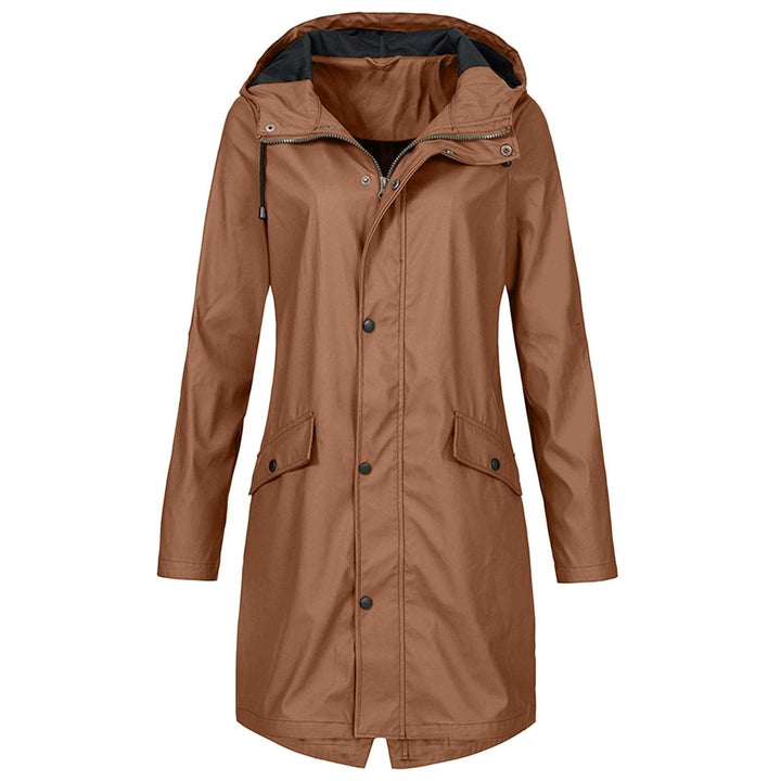 Water-Repellent Jacket with Zipper for Women