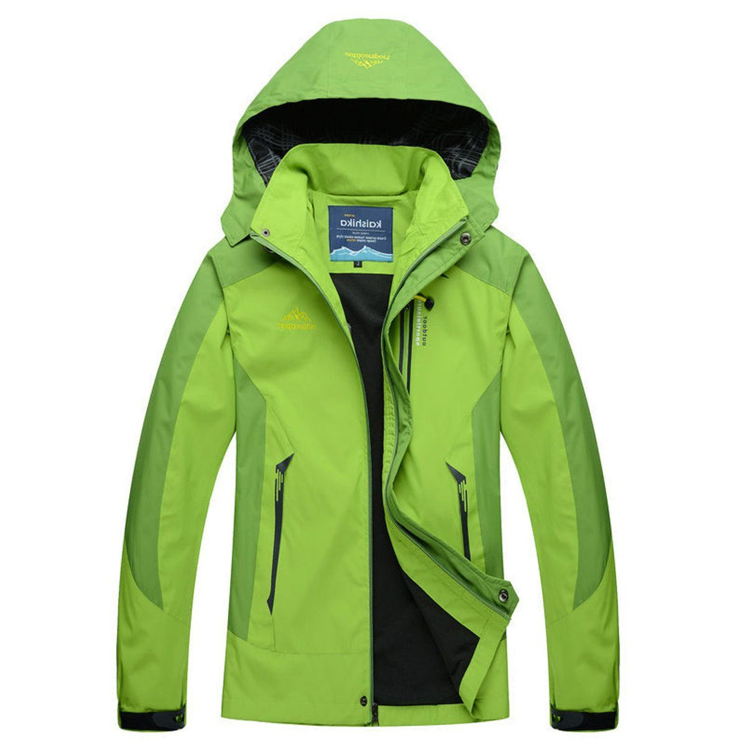 Waterproof Hiking Jacket with Hood for Women