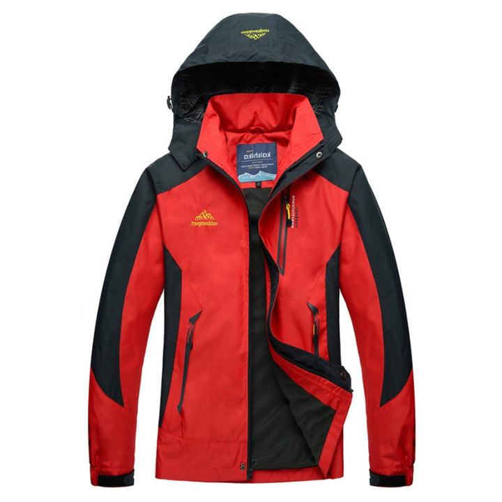 Waterproof Hiking Jacket with Hood for Women