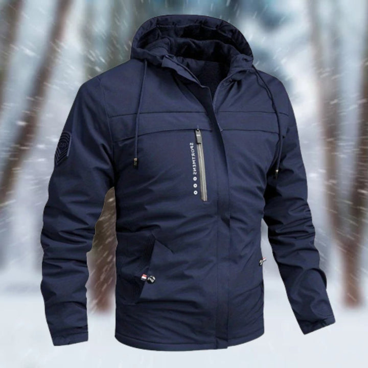 Waterproof Winter Jacket with Hood for Men