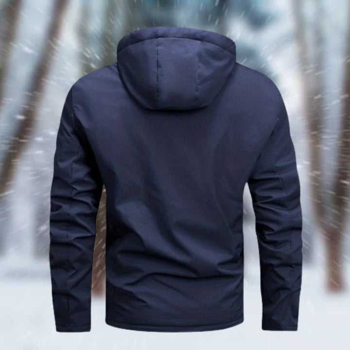 Waterproof Winter Jacket with Hood for Men