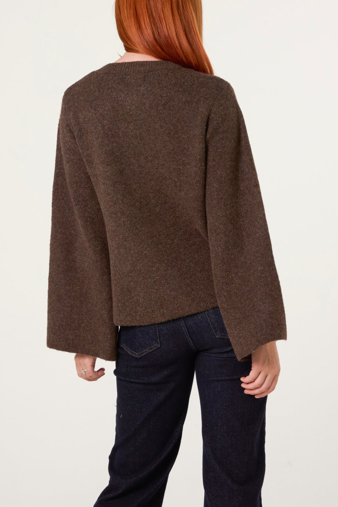 Ladies Cardigan with Side Tie – Soft Knitted Cardigan