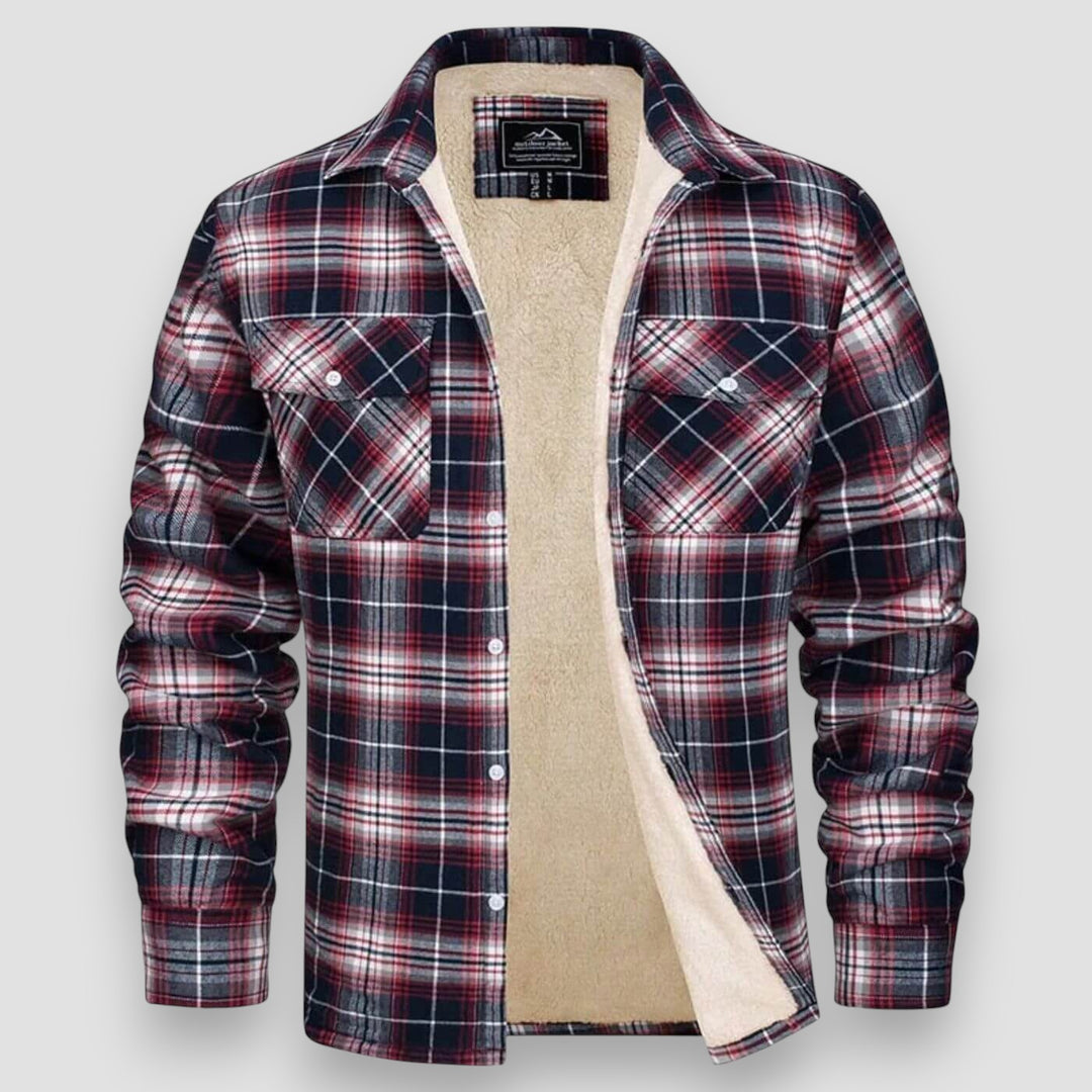 Axel™ | Casual Checked Shirt Jacket