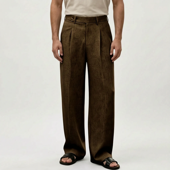 Wide-Leg Summer Trousers, view 2 - Elena Harper