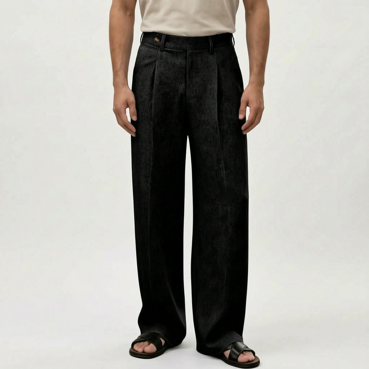 Wide-Leg Summer Trousers, view 3 - Elena Harper