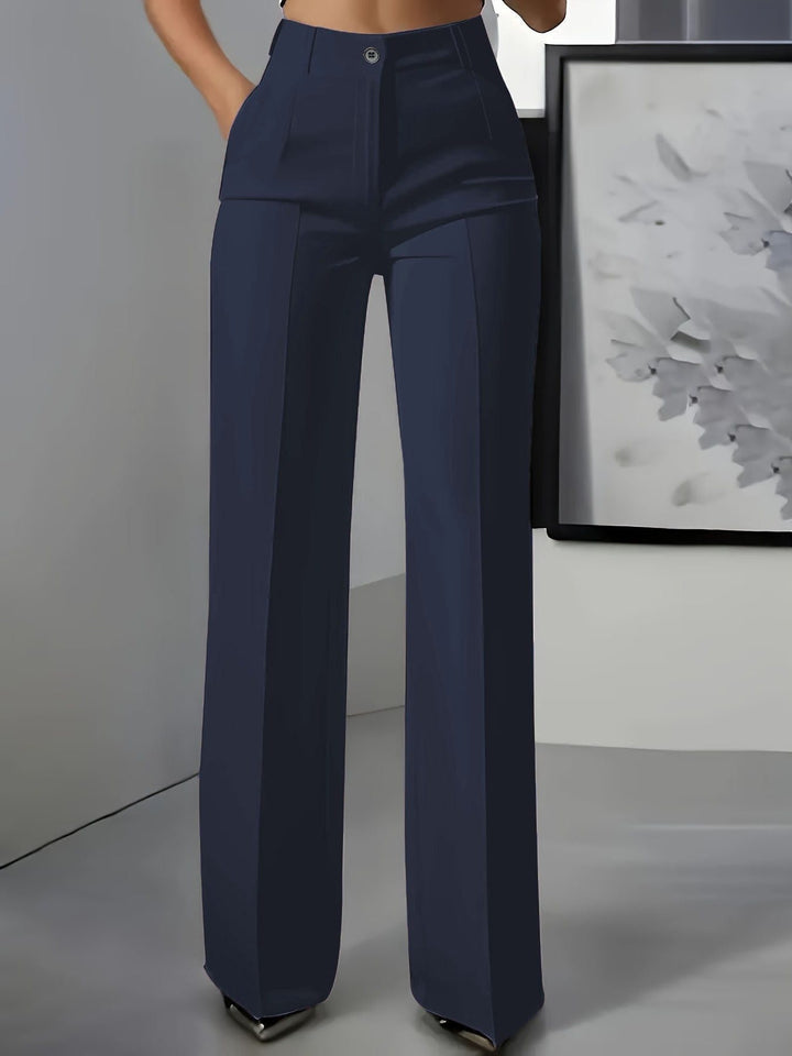 Wide Leg High Waist Trousers for Women