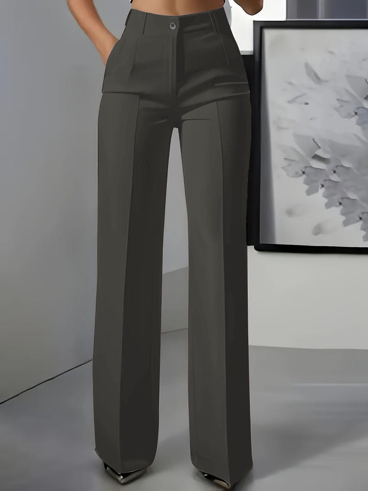Wide Leg High Waist Trousers for Women
